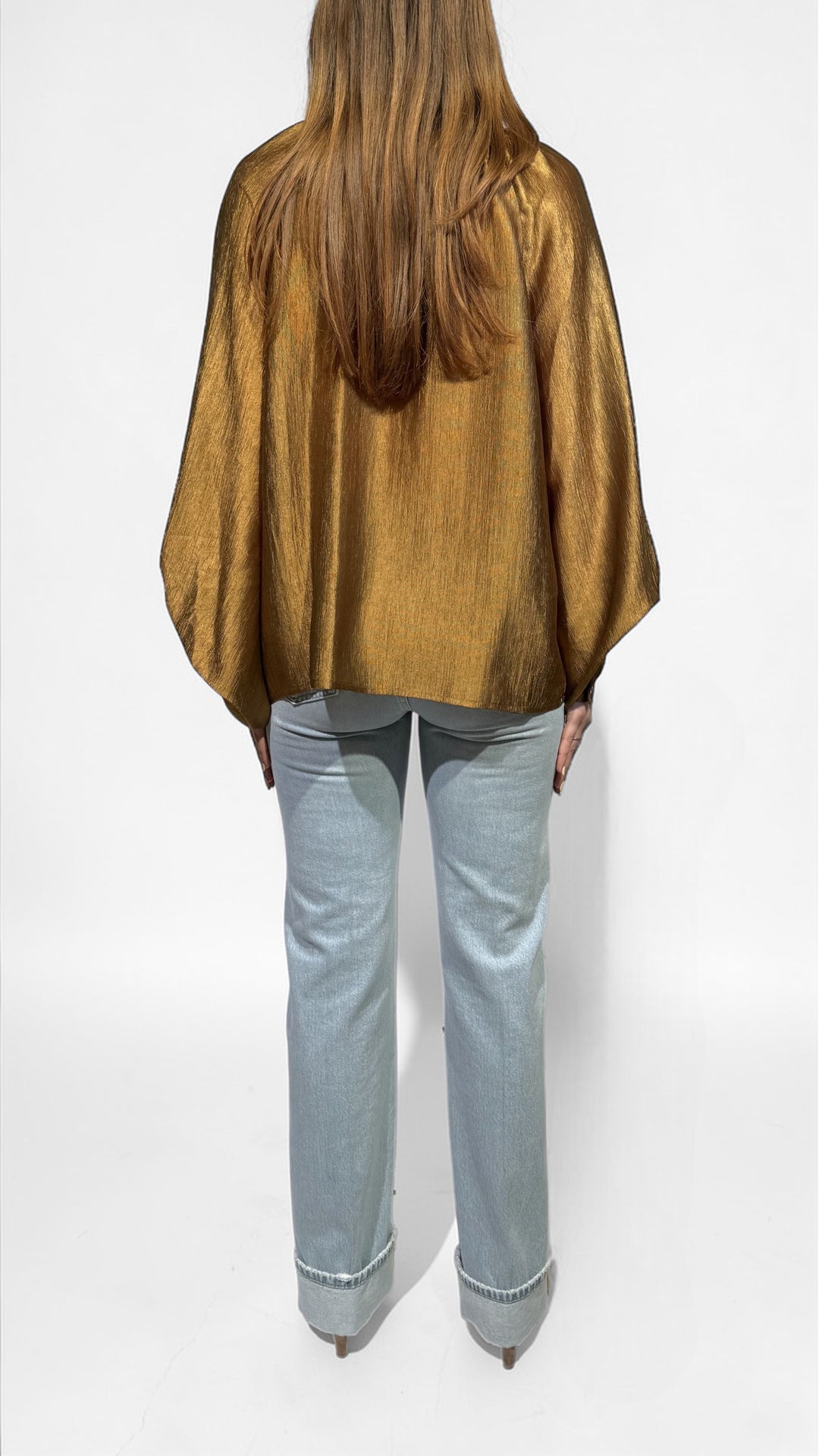 TENSIONE IN - CAMICIA AMPIA MAXI FIOCCO