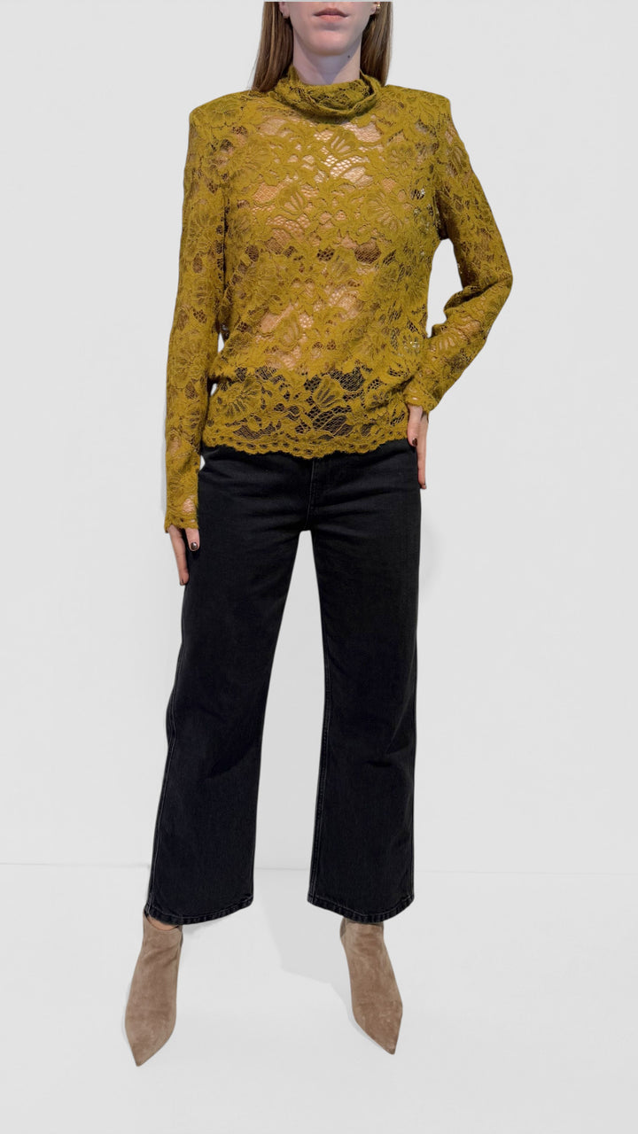 TENSIONE IN - CASACCA COLLO ALTO IN PIZZO AGUGLIATO