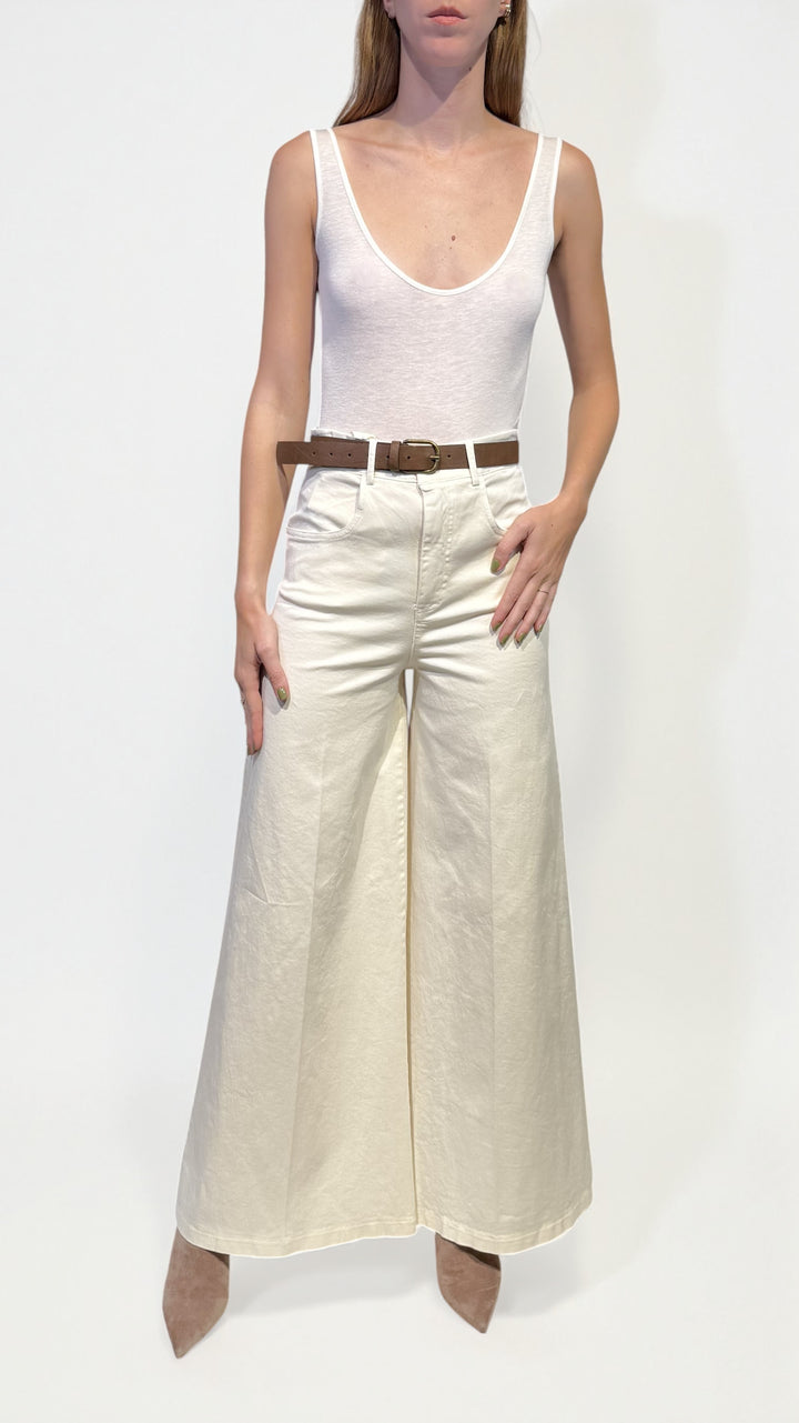 TENSIONE IN -  PANTALONE GAMBA AMPIA