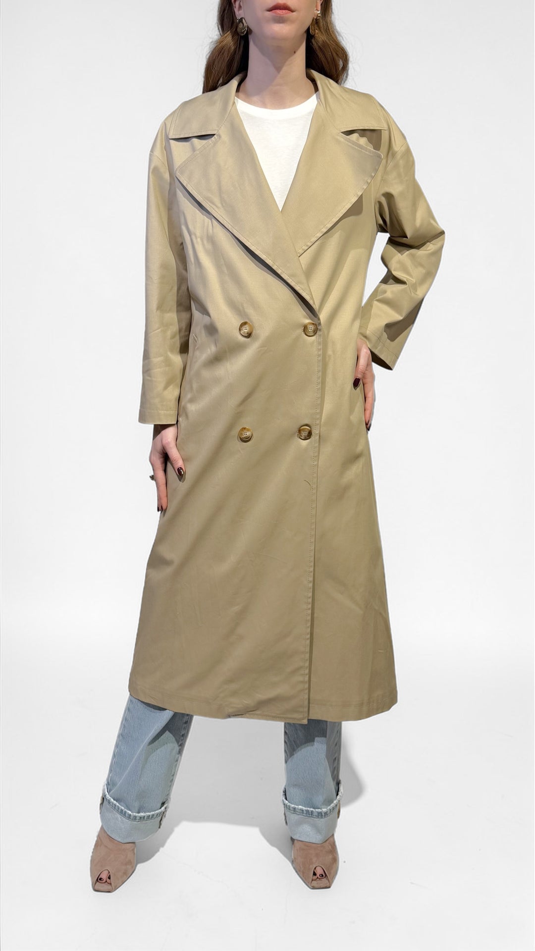 TENSIONE IN - TRENCH IN COTONE