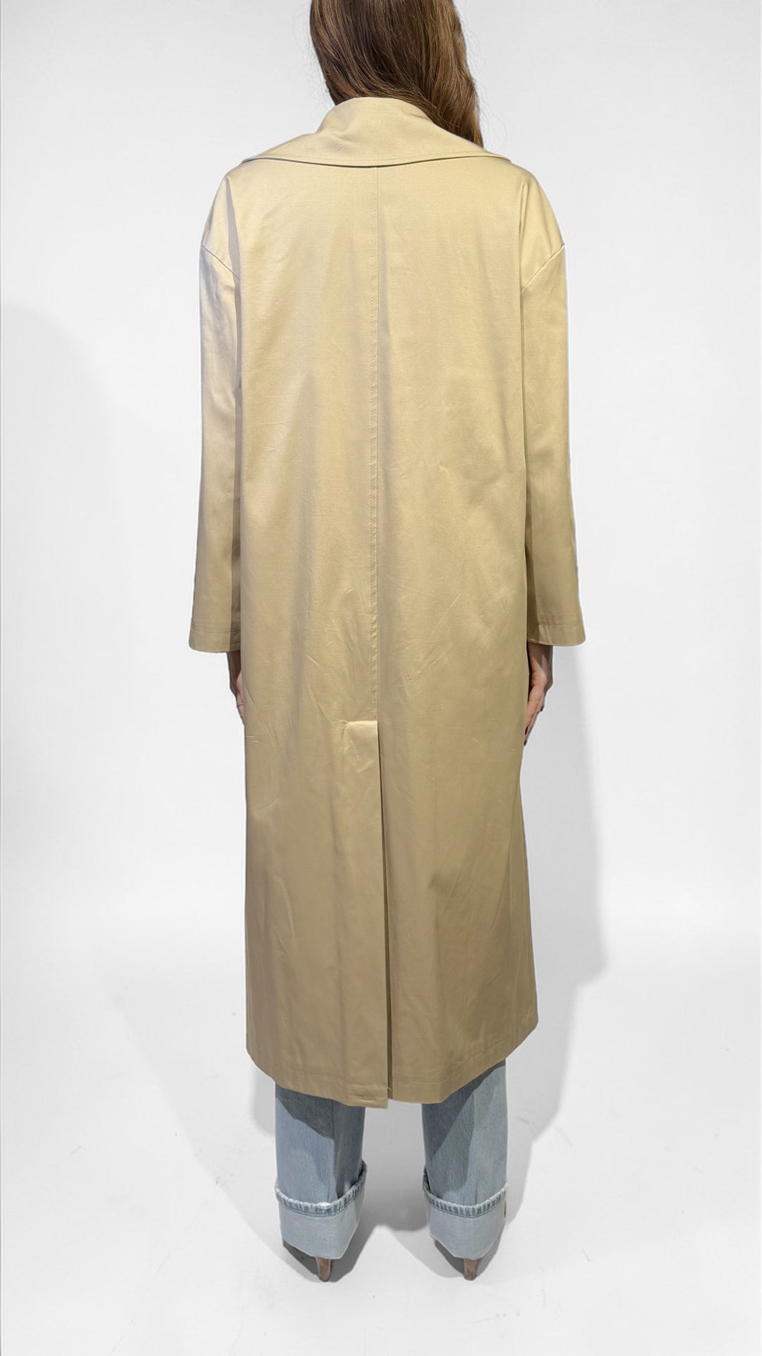 VICOLO - TRENCH IN MISTO LINO