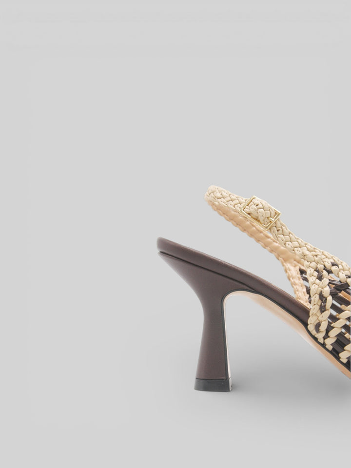 OVYÈ - SLINGBACK INTRECCIATA