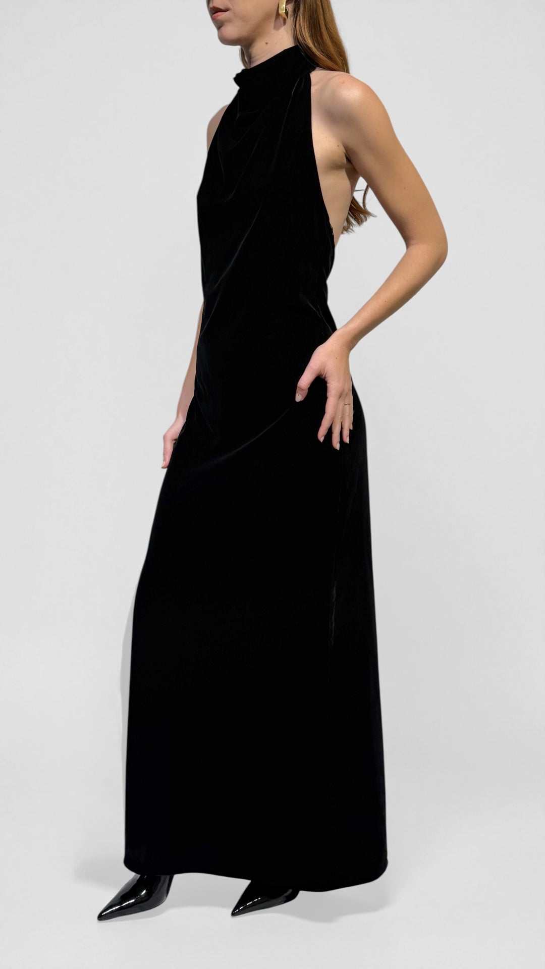 VICOLO -  ABITO  LUNGO SCOLLO HALTER