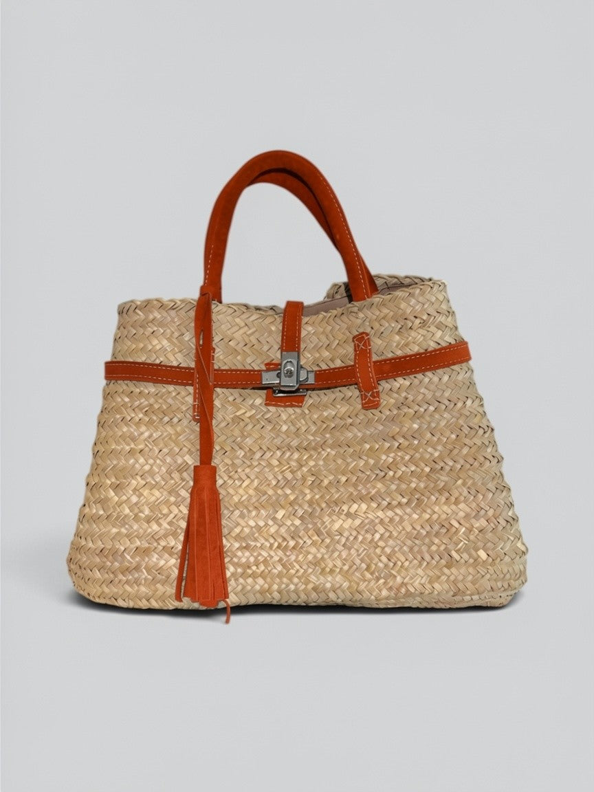 BORSA MAXI IN RAFFIA ARTIGIANALE