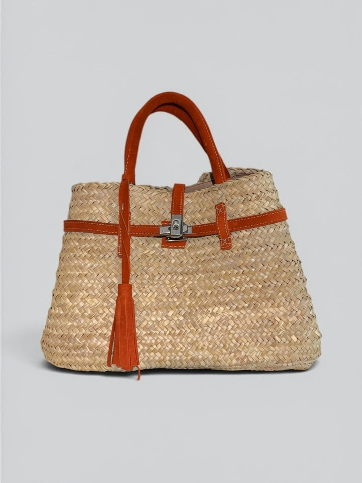 BORSA MAXI IN RAFFIA ARTIGIANALE