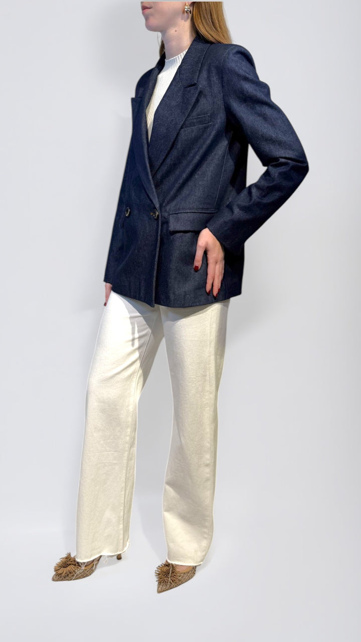 VICOLO - BLAZER  DOPPIOPETTO IN DENIM
