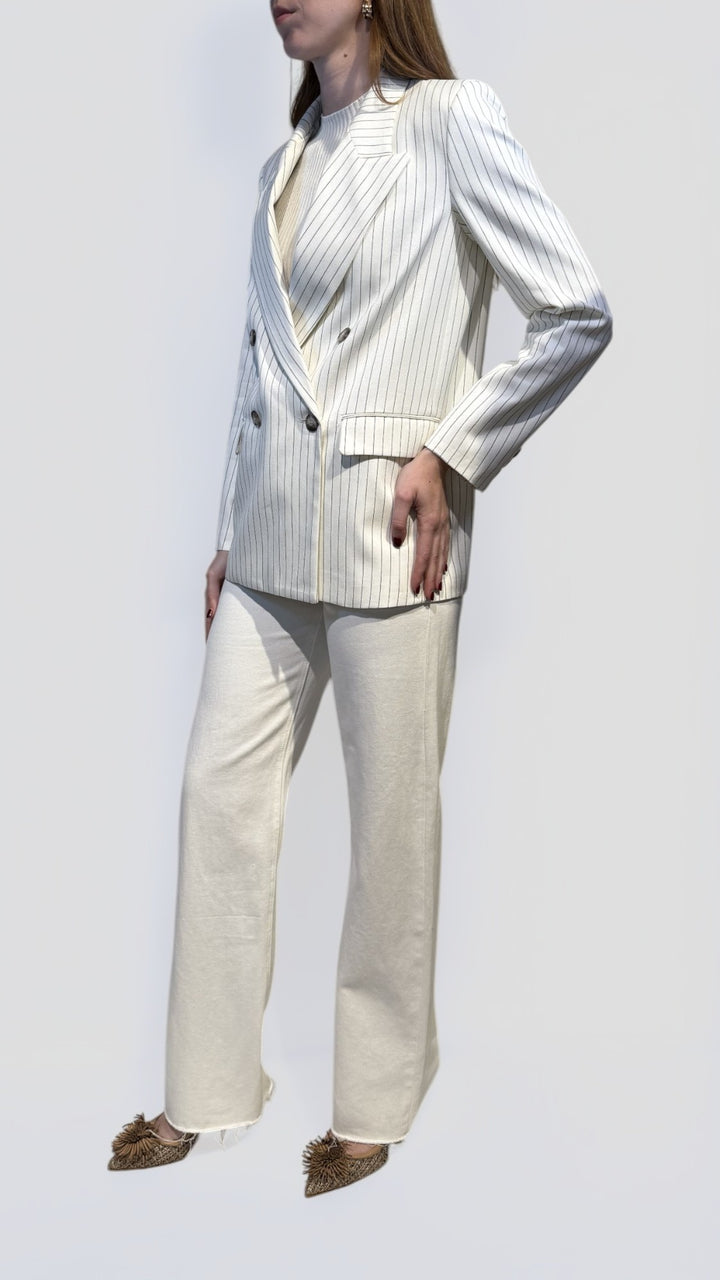VICOLO - BLAZER  DOPPIOPETTO GESSATO