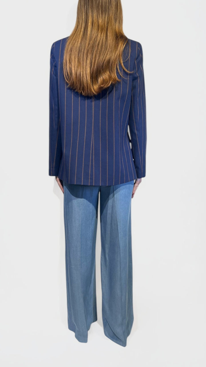 VICOLO - BLAZER MONOPETTO GESSATO