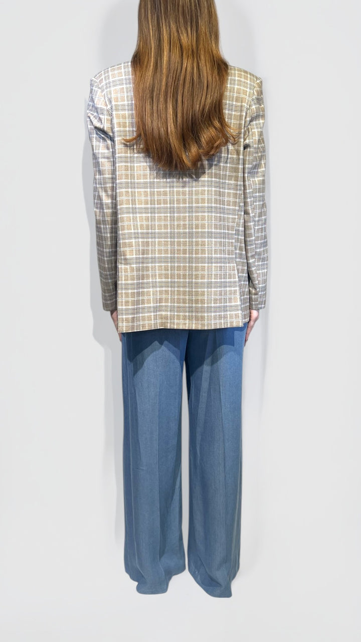 VICOLO - BLAZER COLLO IN MAGLIA