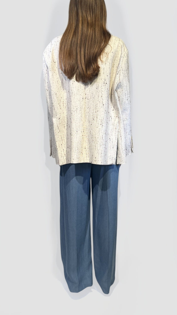 VICOLO - BLAZER OVER BOUCLE'