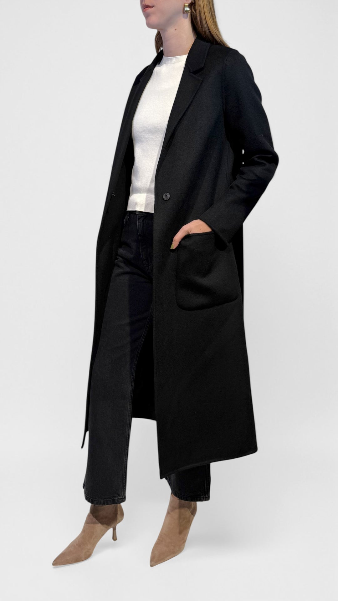 VICOLO -  CAPPOTTO LUNGO MONOPETTO