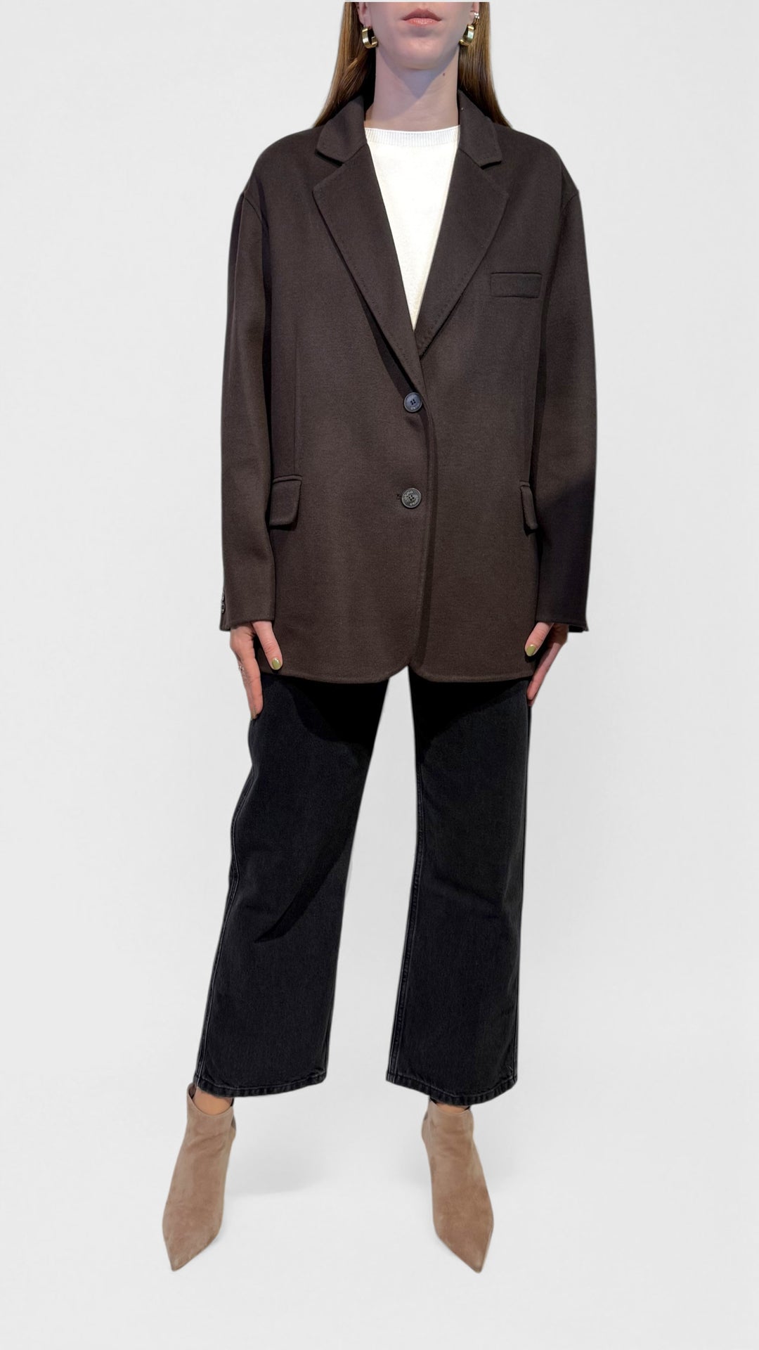 VICOLO -  CAPPOTTO MONOPETTO CORTO