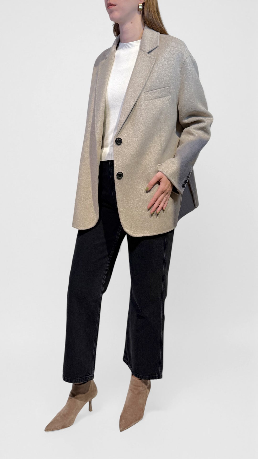 VICOLO -  CAPPOTTO MONOPETTO CORTO