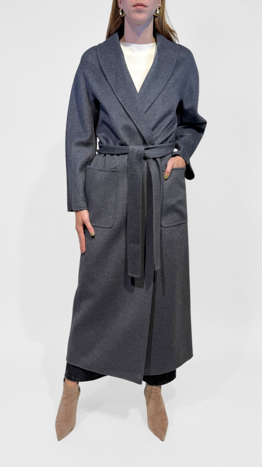 VICOLO -  CAPPOTTO LUNGO VESTAGLIA