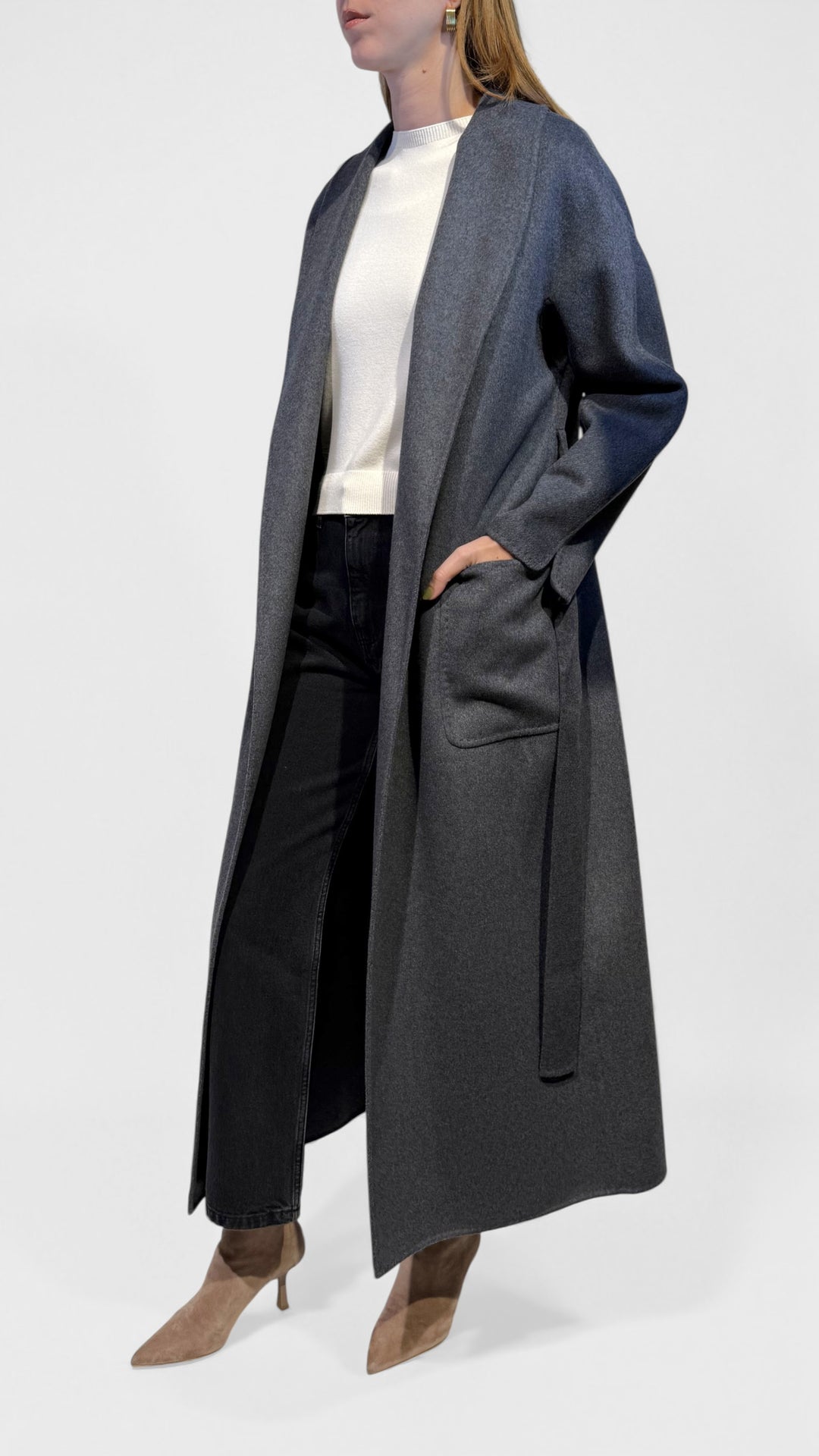 VICOLO -  CAPPOTTO LUNGO VESTAGLIA