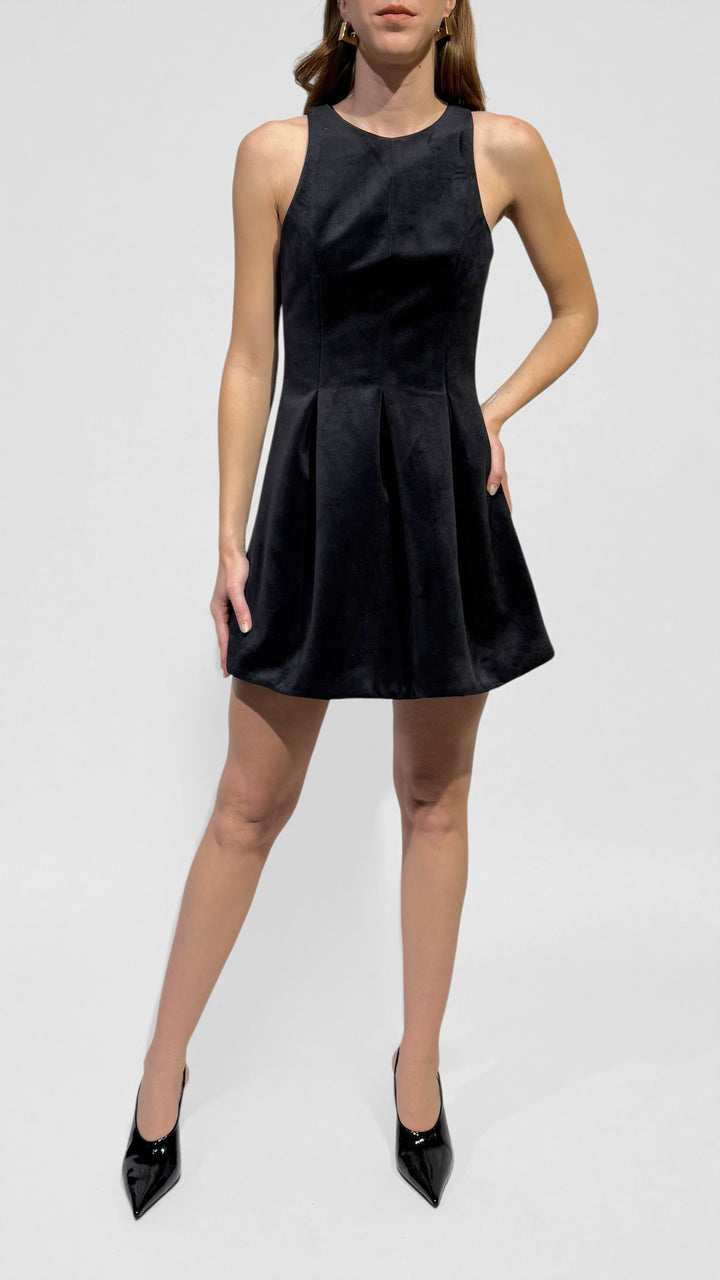 VICOLO -  ABITO CORTO IN VELLUTO