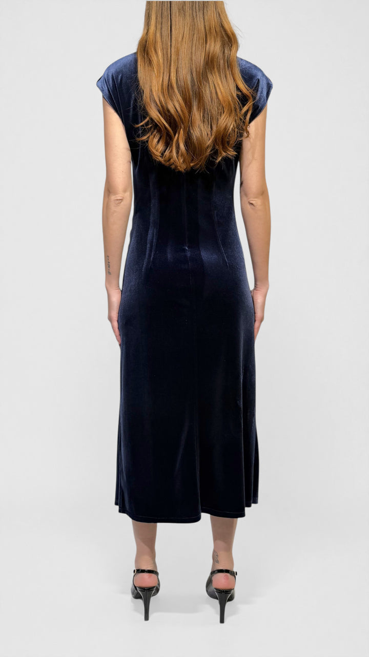 TENSIONE IN - ABITO LUNGO IN VELLUTO