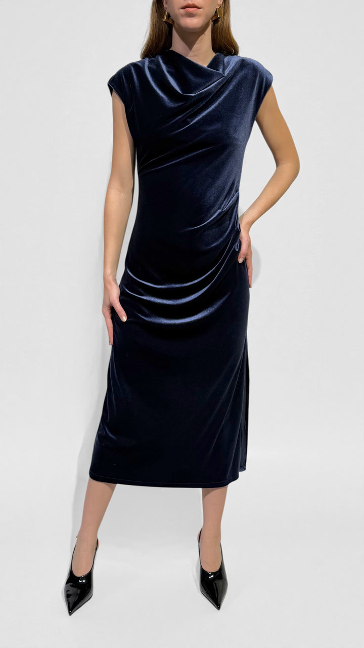 TENSIONE IN - ABITO LUNGO IN VELLUTO