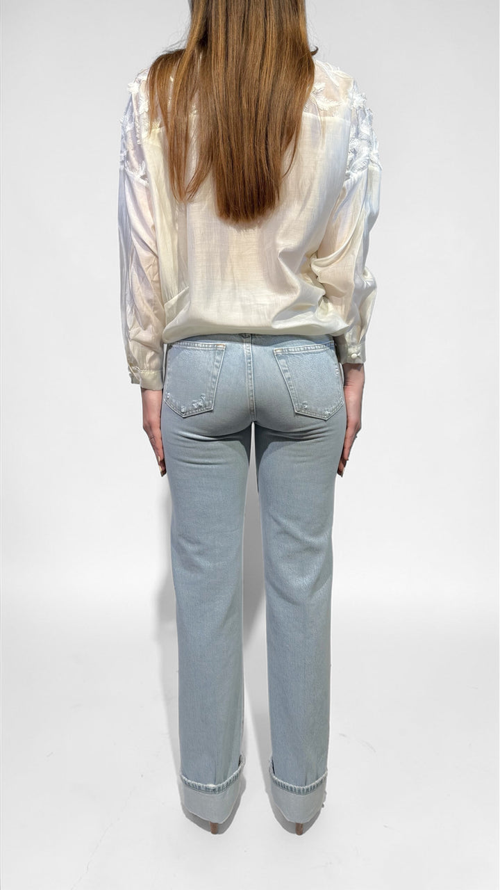 VICOLO - JEANS JODIE RISVOLTO